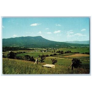 Massanutten Peak and Valley Virginia Postcard